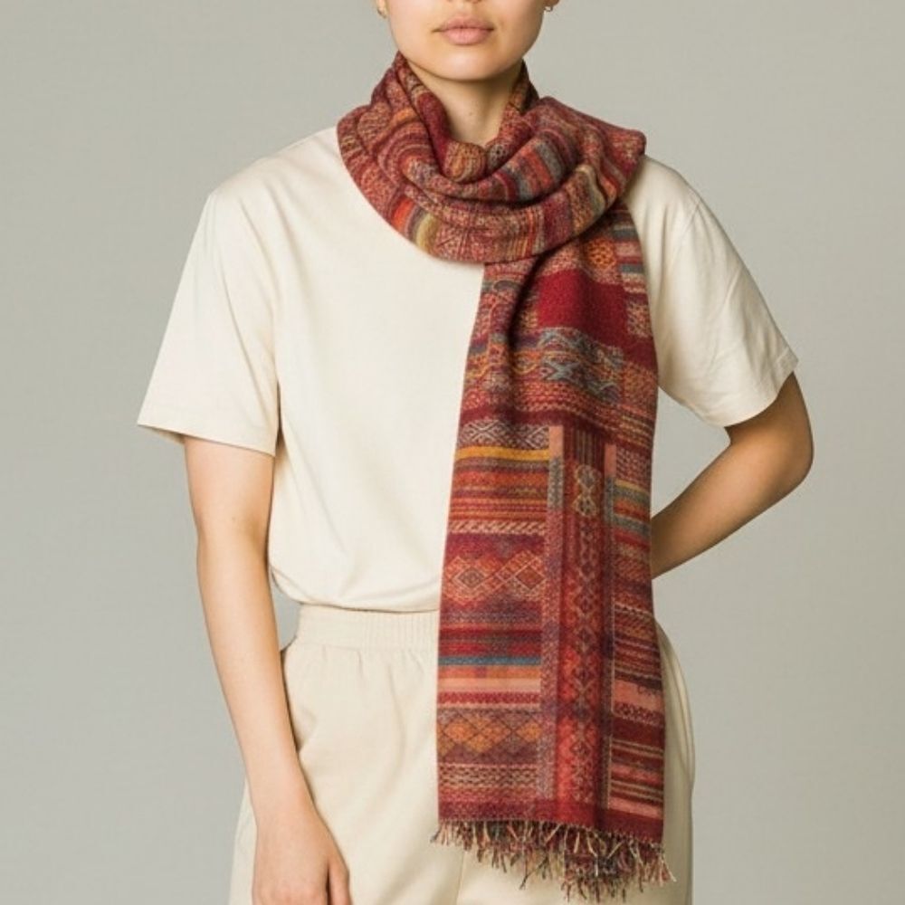 Pashmina Soft Colorful Patterned Blanket Shawl